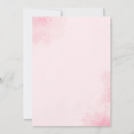 Laten we Shell-ebrate Pink Coquette Oyster Waterve Save The Date (Achterkant)