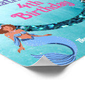 Laten we Shell-ebrate! zeemeermin thema Ik welkom Poster (Hoek)