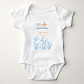 Laten we shell-ebraten onder de zee blauwe verjaar romper (Voorkant)