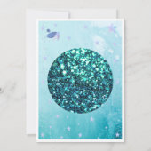 Laten we Shell-vier! zeemeermin thema Kaart (Achterkant)