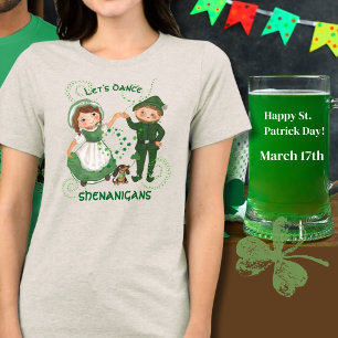 Laten we shenanigans dansen Tri-Blend shirt