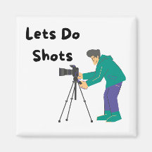 Laten we Shots doen met een fotograaf en camera