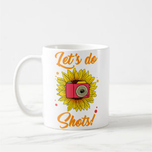 Laten We Shots Maken Fotograaf Camerliefhebber Fot Koffiemok