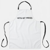 Laten we sjabloon keukenschort bakken. schort (Voorkant)