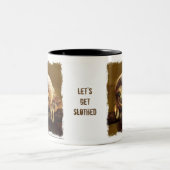 Laten we Slothed halen Tweekleurige Koffiemok (Center)