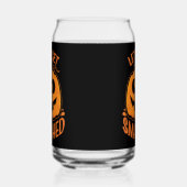 Laten we Smashed Tipsy Halloween Jack-O'-Lantern k Blikvorm Glas (Rechts)