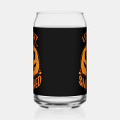 Laten we Smashed Tipsy Halloween Jack-O'-Lantern k Blikvorm Glas (Links)