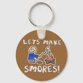 Laten we S'mores maken! Sleutelhanger (Voorkant)