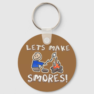 Laten we S'mores maken! Sleutelhanger