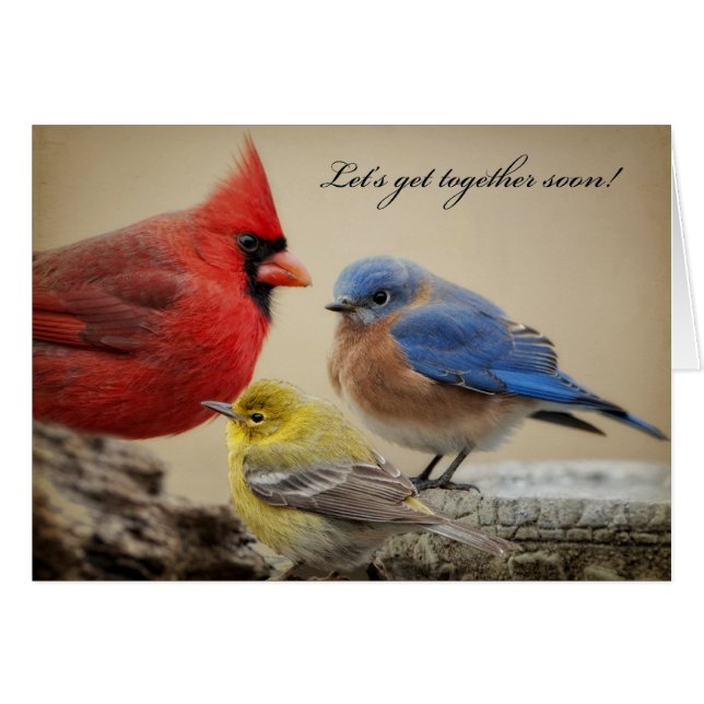 Laten we snel bij elkaar komen! (Voorkant Horizontaal)