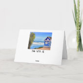 Laten we snel inhalen | Tropical Beach House Kaart (Achterkant)