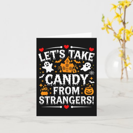Laten we Snoep nemen van vreemden 1 Kaart (Gele Bloem)