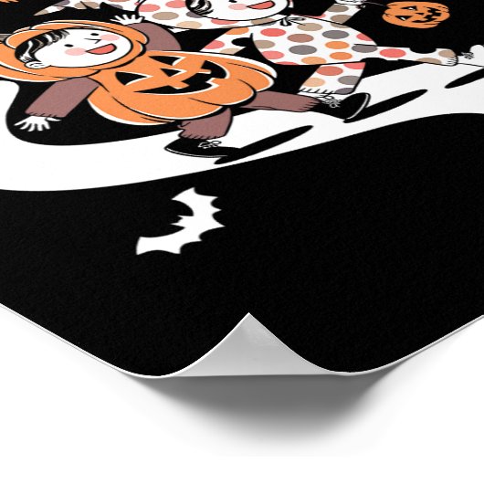 Laten we Snoep nemen van vreemden Grappig Hallowee Poster (Hoek)