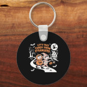 Laten we Snoep nemen van vreemden Grappig Hallowee Sleutelhanger (Voorkant)