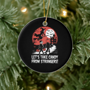 Laten we snoep van vreemden afpakken Grappige Hall Keramisch Ornament