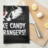 Laten we snoep van vreemden grappige Halloween Theedoek (Quarter Fold)