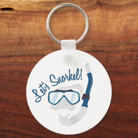 Laten we Snorkel! Sleutelhanger (Voorkant)