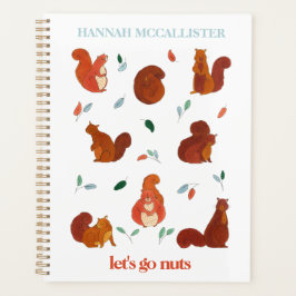 Laten we snotsnoepeekhoorns met naam maken planner