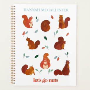 Laten we snotsnoepeekhoorns met naam maken planner