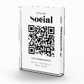 Laten we sociaal QR-code gepersonaliseerde sociale Fotoblokken (Rechts)