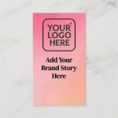 Laten we sociale media QR-code klein aansluiten Visitekaartje (Voorkant)