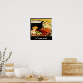 Laten we soep maken! Poster (Keuken)