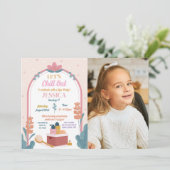 Laten we Spa Verjaardagsfeest Manicure Foto Kaart (Staand voorkant)