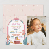 Laten we Spa Verjaardagsfeest Manicure Foto Kaart (Voorkant / Achterkant)