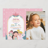 Laten we Spa Verjaardagsfeest Manicure Foto Kaart (Voorkant / Achterkant)