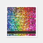 Laten we Sparkling Sequins vieren Servet (Voorkant)