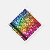 Laten we Sparkling Sequins vieren Servet (Hoek)