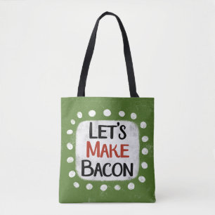 Laten we spek Canvas tas maken