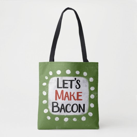 Laten we spek Canvas tas maken (Voorkant)