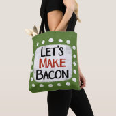 Laten we spek Canvas tas maken (Dichtbij)