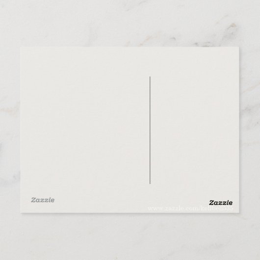 Laten we spelen! Briefkaart Shepherd Puppy (Achterkant)