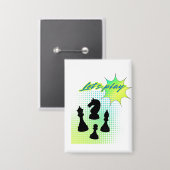 Laten we spelen button (Voorkant / Achterkant)