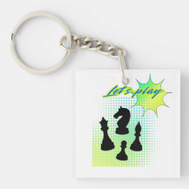 Laten we spelen c sleutelhanger