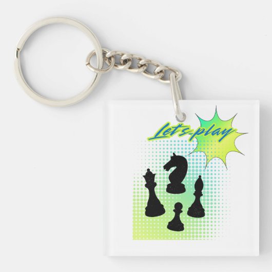 Laten we spelen c sleutelhanger (voorkant)