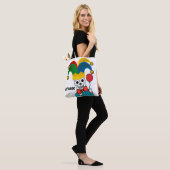 Laten we spelen , clown meme tote bag (Op model)