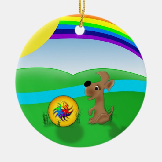 Laten we spelen keramisch ornament (Voorkant)