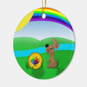 Laten we spelen keramisch ornament (Links)