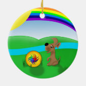 Laten we spelen keramisch ornament (Achterkant)