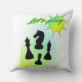 Laten we spelen. kussen