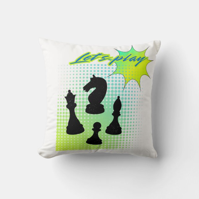 Laten we spelen. kussen (Voorkant)