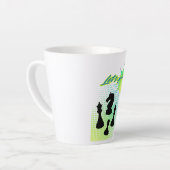 Laten we spelen latte mok (Linkerhoek)