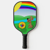 Laten we spelen pickleball paddle (Achterkant)
