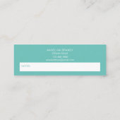 Laten we spelen Rainbow Playdate Ouder Networking  Contactkaartje (Achterkant)