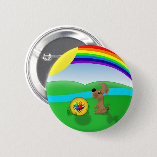 Laten we spelen ronde button 5,7 cm (Voorkant /achterkant)