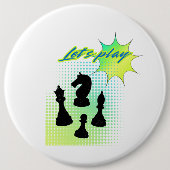 Laten we spelen ronde button 6,0 cm (Voorkant)