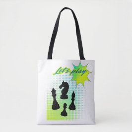 Laten we spelen tote bag